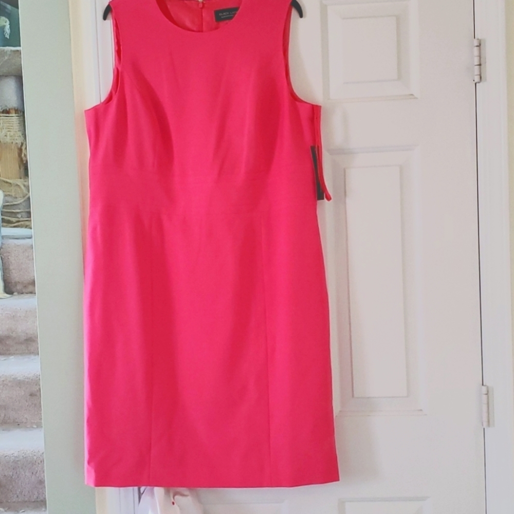 Pink Sleeveless Sheath Dress -18